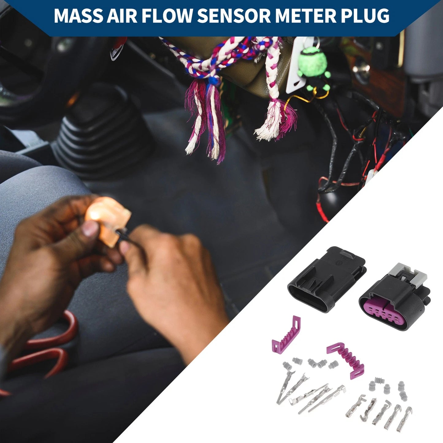 5-Pin Mass Air Flow Sensor Meter Plug for Chevy