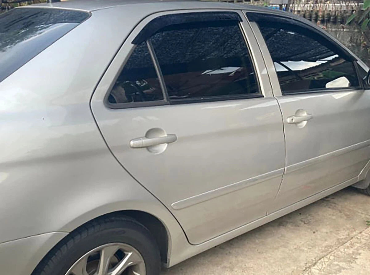 4 x Door Visor Rain Guards for Toyota Vios Yaris Sedan (2003-2006)