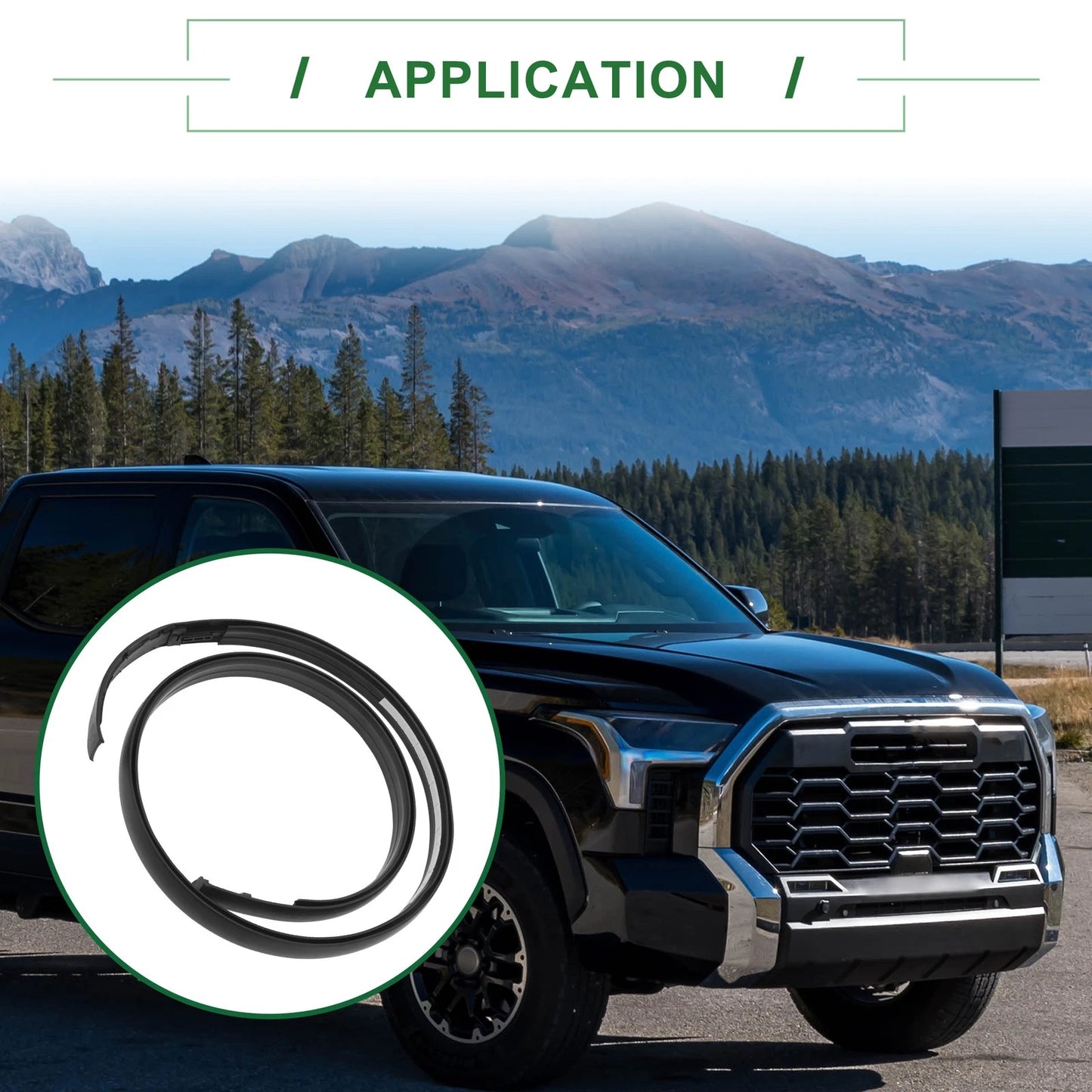Left Roof Sealing Strip Sunroof Trim for Toyota Tacoma Double Cab (2005–2023)