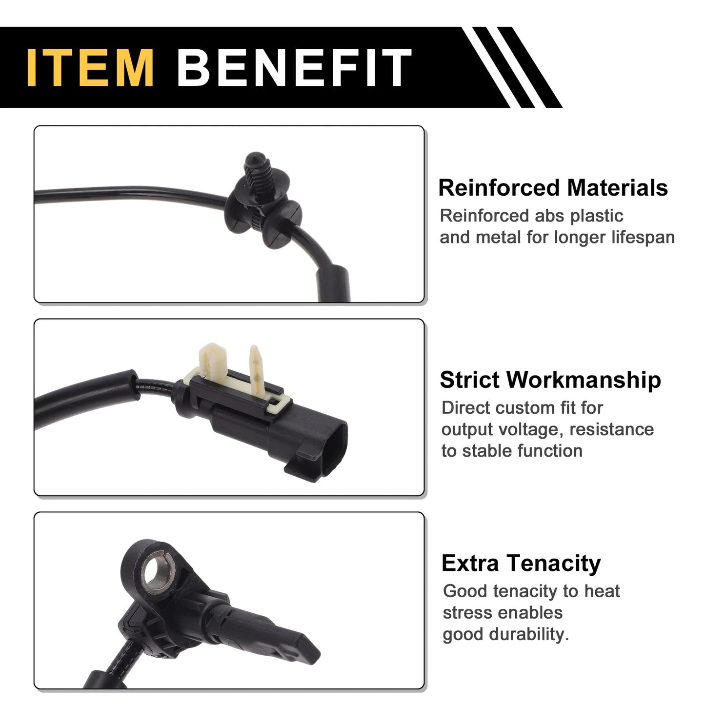 ABS Wheel Speed Sensor / 2 x Rear Left & Right / Buick Envision 2.5L (2018–2019)