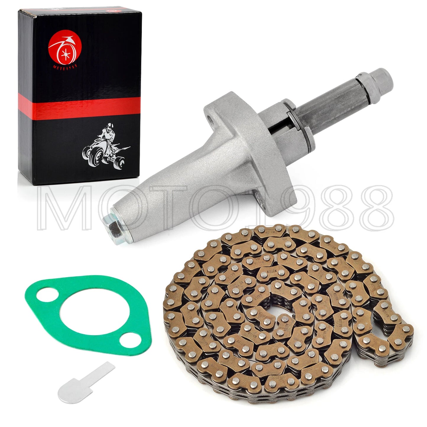 Cam Timing Chain 114L & Tensioner Lifter for HONDA TRX350D (1986–1989)