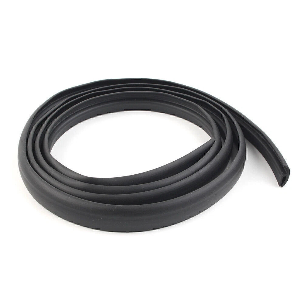 1.7m Black Seal Trim Moulding Strip for Front Windshield Panel (All Years)