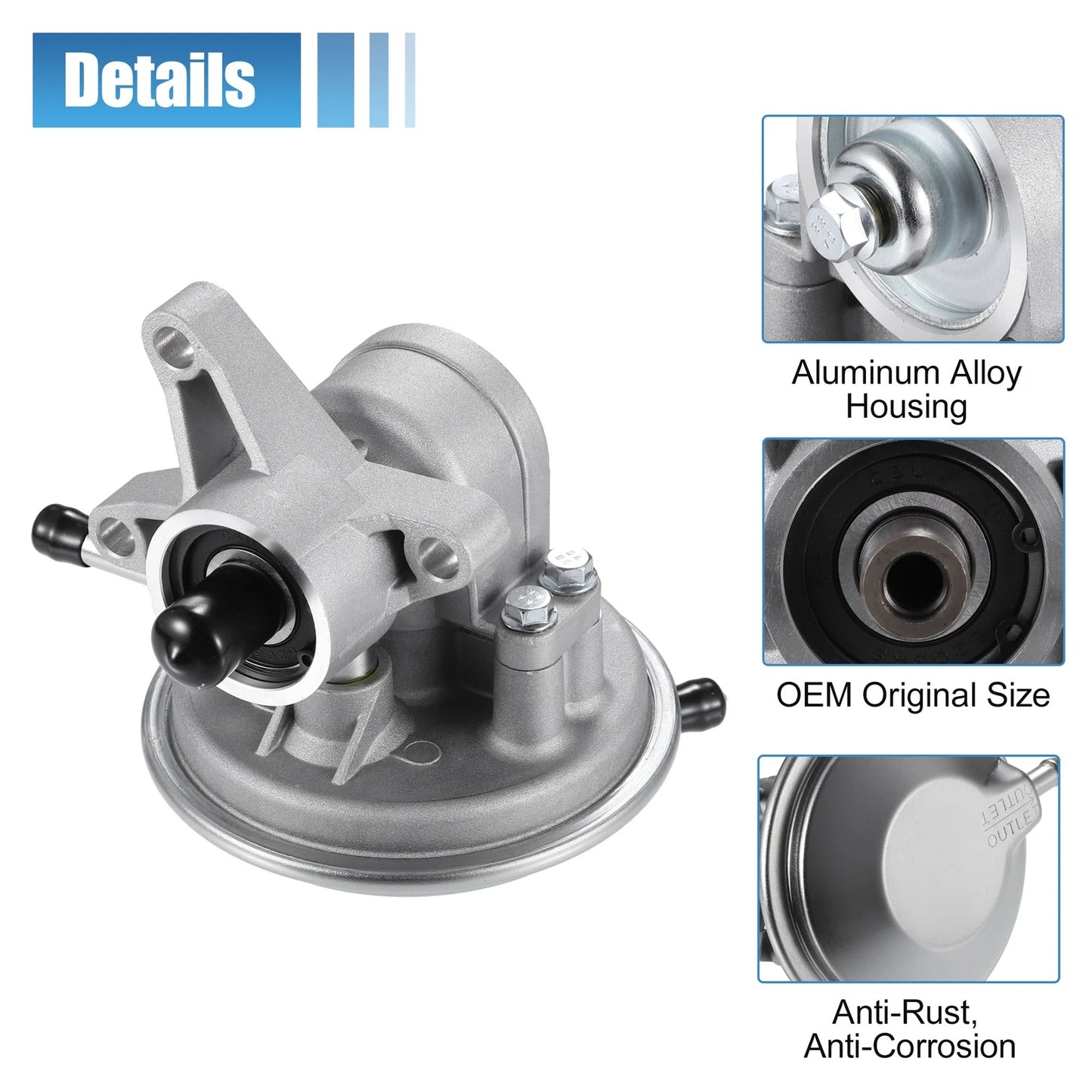 Vacuum Pump for Isuzu NPR GAS V8 L96 CREW CAB (2012-2019)