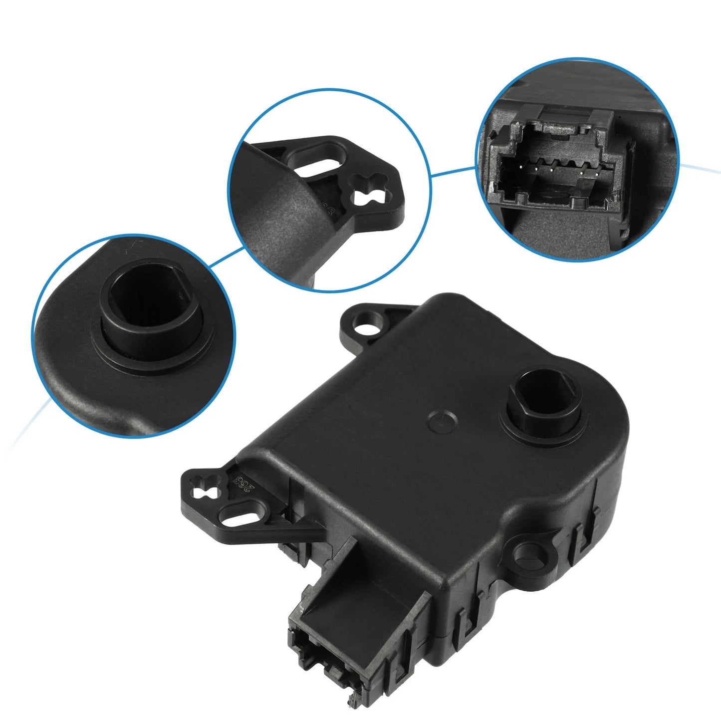 HVAC Heater Blend Door Actuator for Ford Taurus X 3.5L (2008-2009)