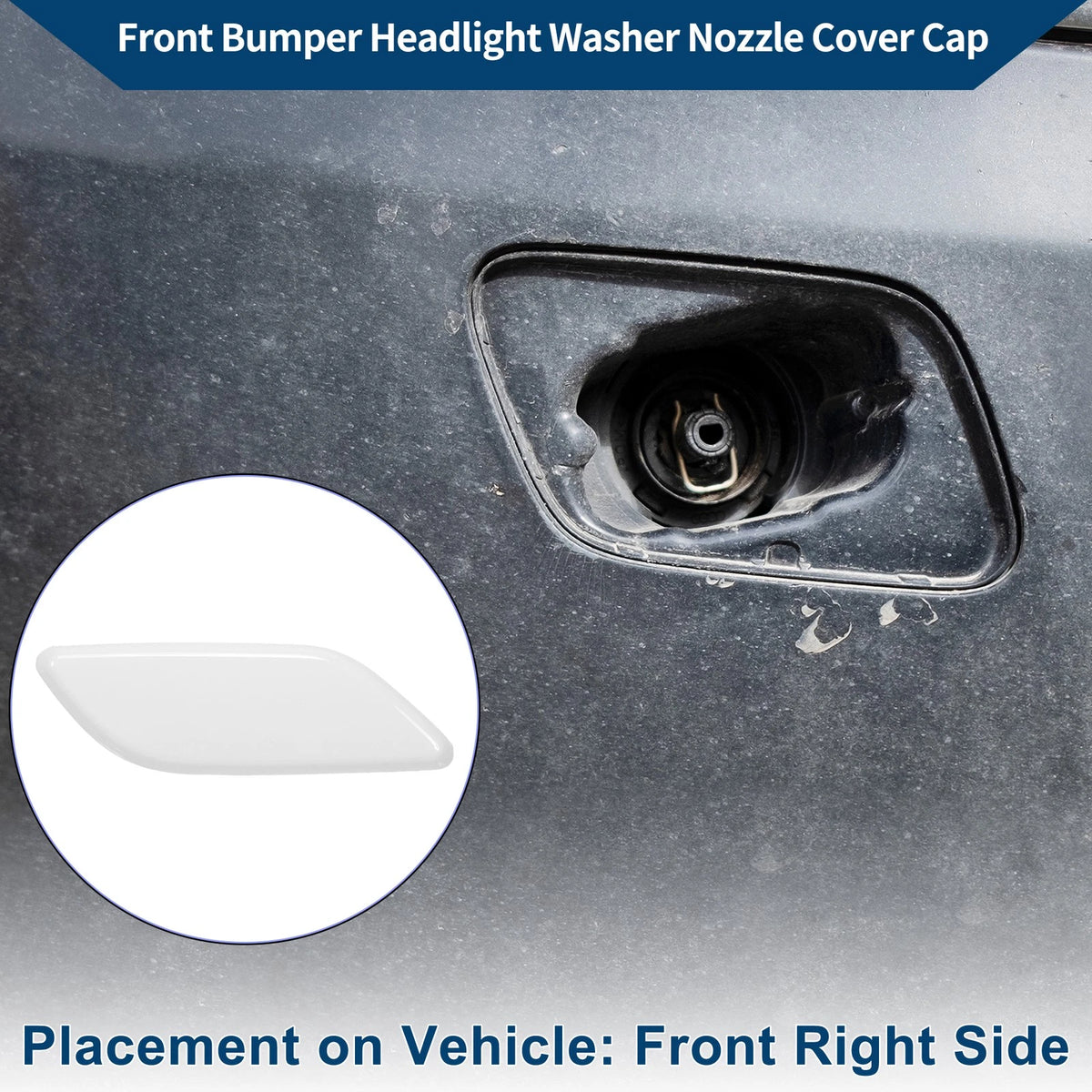Front Right Washer Nozzle Cover for Honda Accord VIII (2008-2012)
