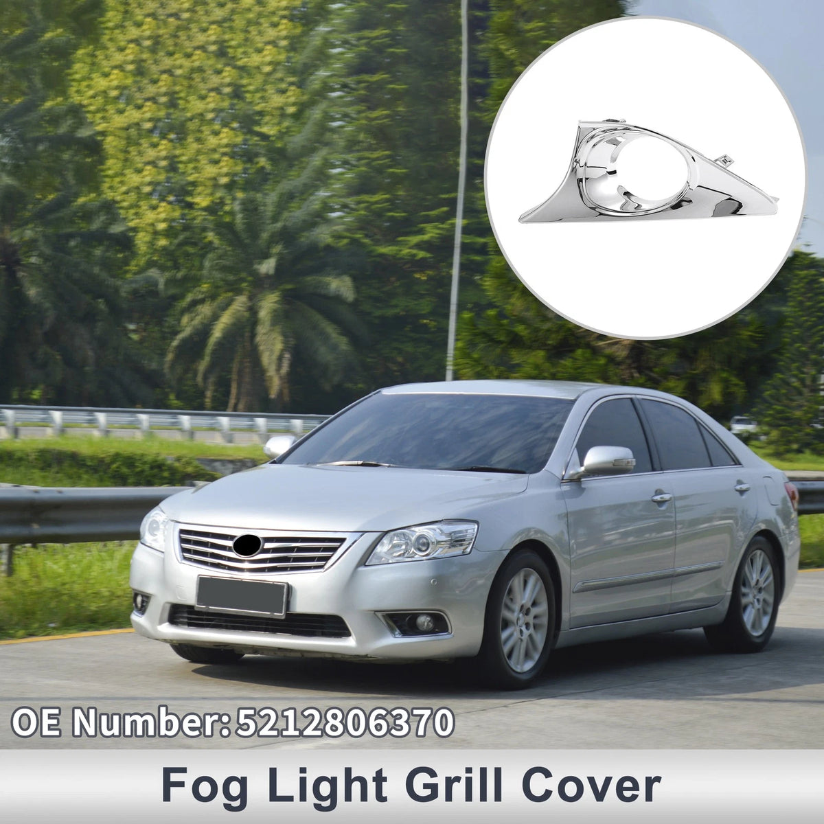 Front Left Fog Light Grill for Toyota Camry V50 (2012-2014)