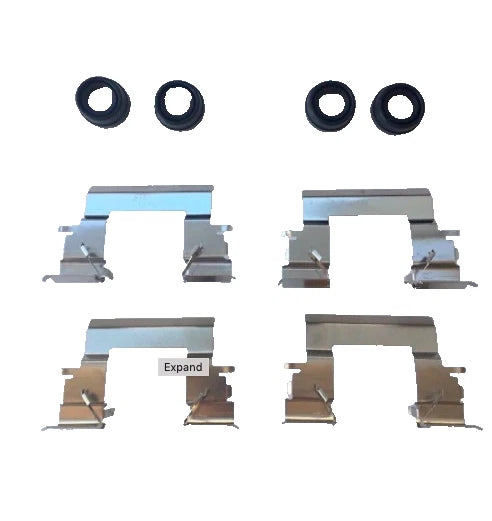 Front Brake Pad Shim Caliper Hardware Kit for Commodore VE VF WM WN