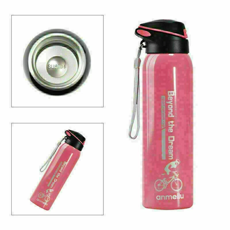 Insulated Stainless Steel Thermos Water Bottle for Mountain Bicycle Riding