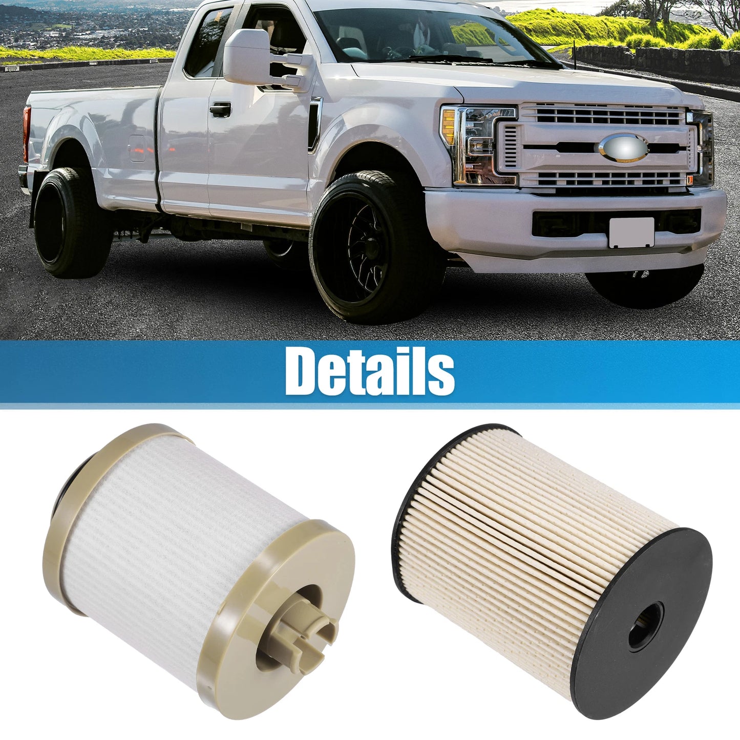 Fuel Filter Element Diesel Kit for Ford F250 F350 Super Duty (2008-2010)