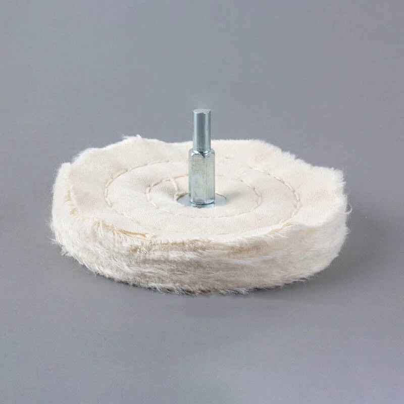 6mm Cloth Buffing Wheel Polishing Mop Pad for Rotary Tool