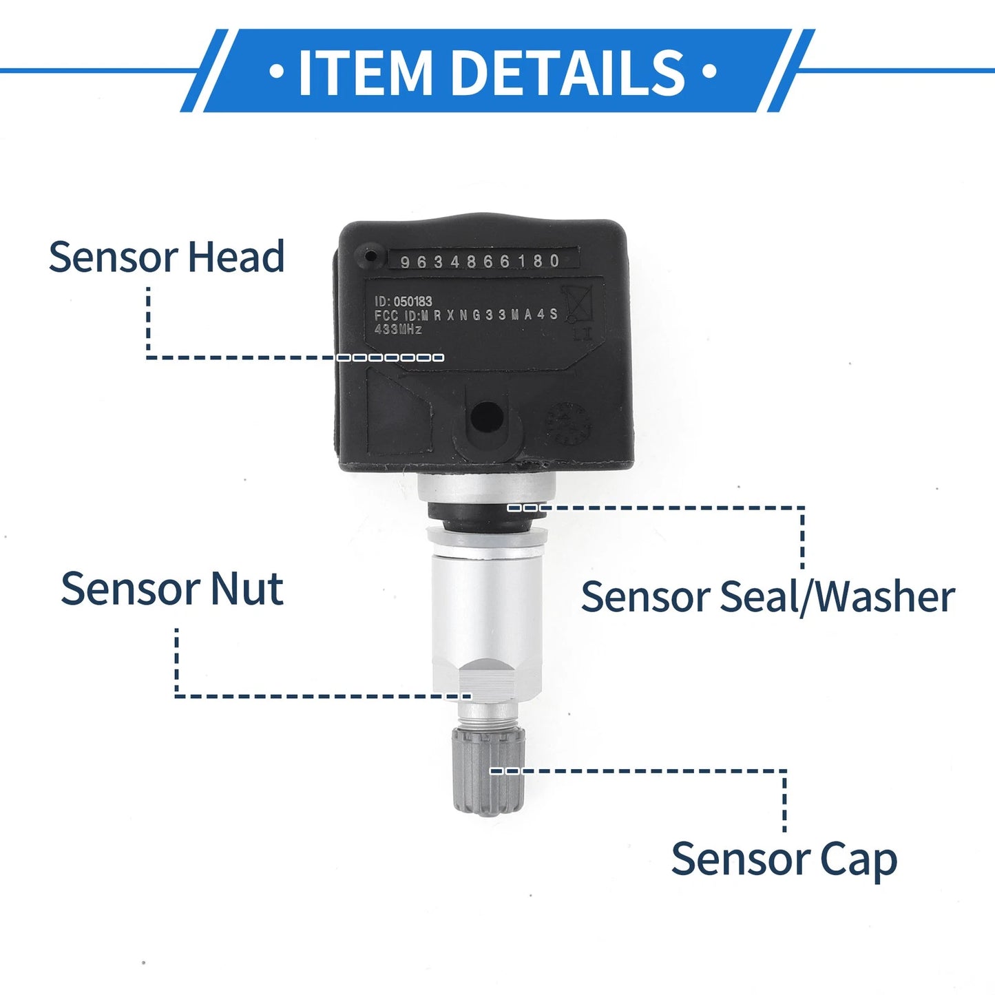 Tire Pressure Sensor for Peugeot 1007 (2005-2009)