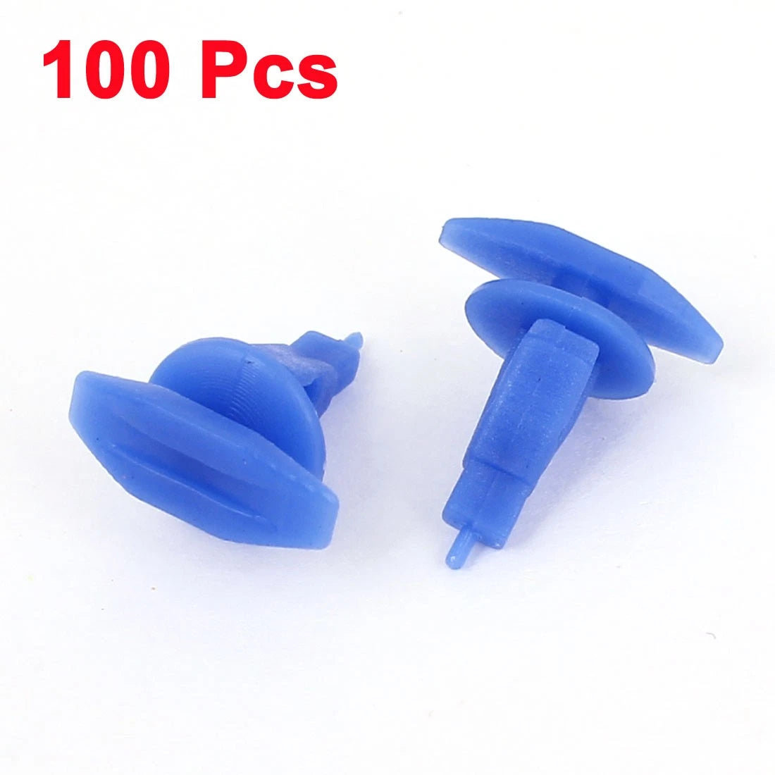 100 Pcs Blue Plastic Rivets for Toyota