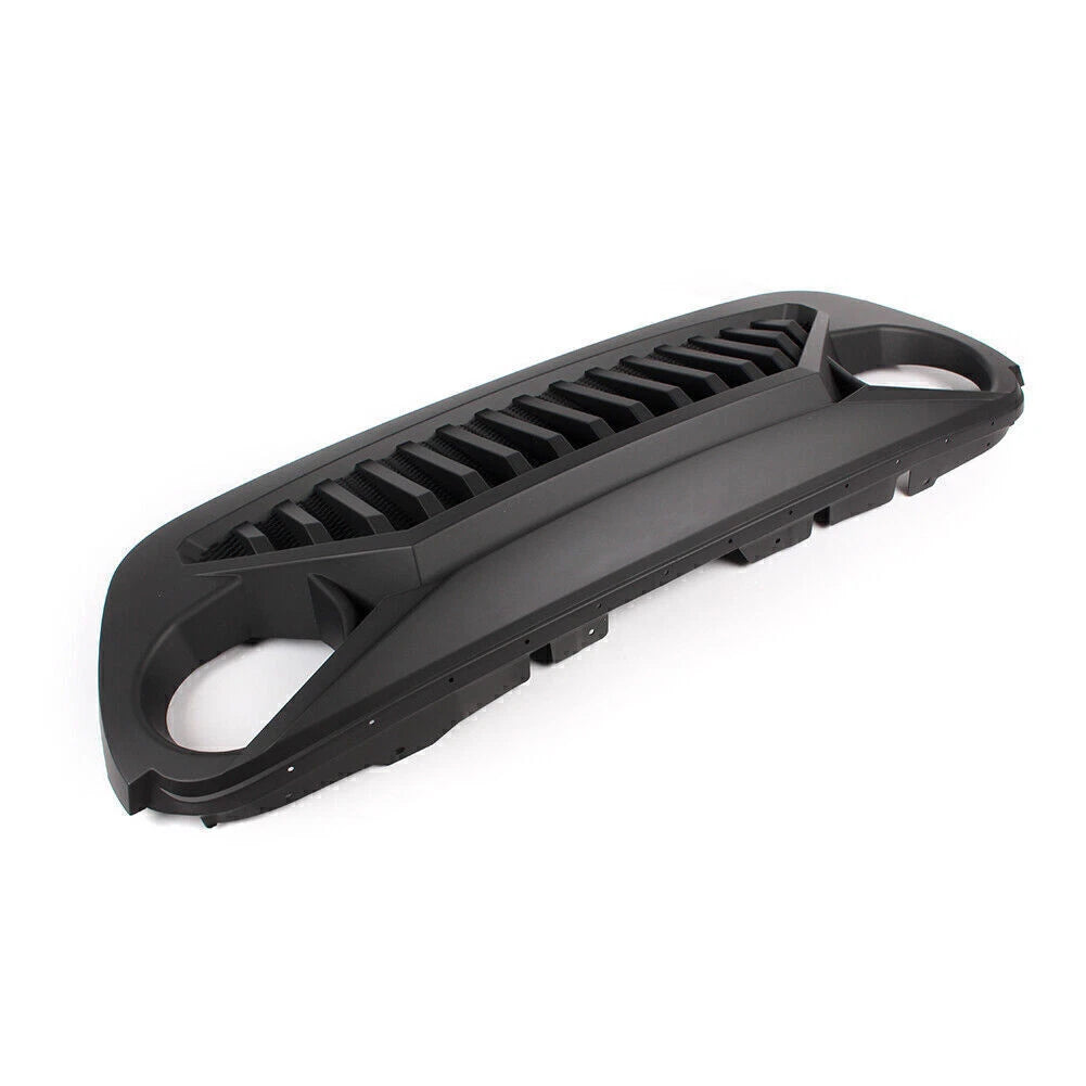 Front Upper Bumper Mesh Grille for Jeep Wrangler JL 2/4-Door (2018-2019)