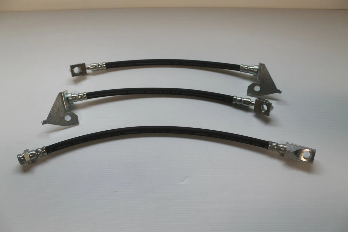 Brake Hose Set for Early XF Falcon Sedan/Wagon with Drum Rear Brakes