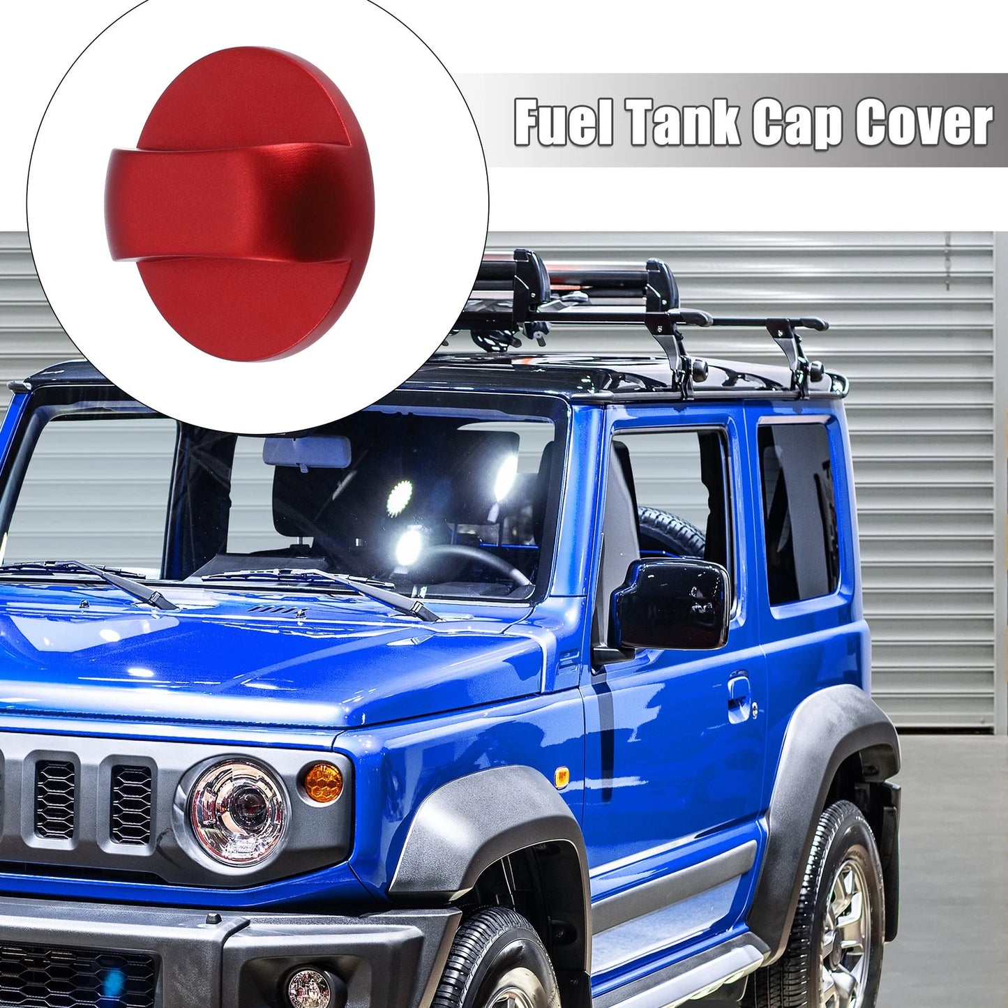 Fuel Tank Cap Cover for Suzuki Jimny JB64 JB74 (2019-2022) Red