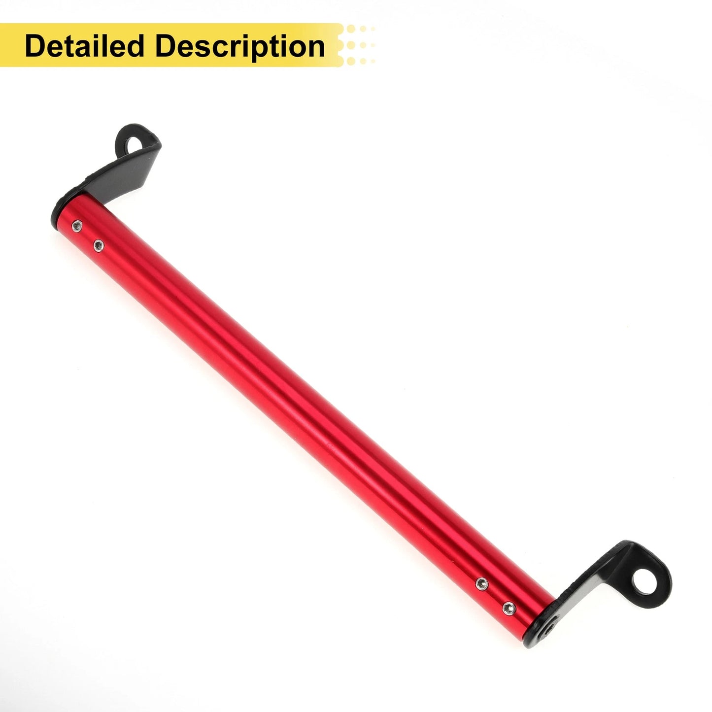 Balance Cross Bar Handlebars 0.41in Hole Diameter Red for Motorcycle