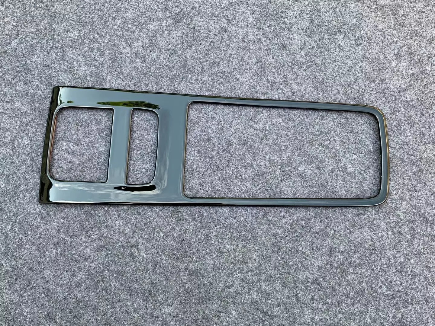 Black Gear Shift Box Panel Cover Trim for Toyota Harrier Venza (2020-2024)