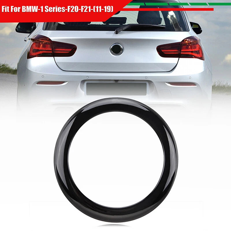 Gloss Black Rear Badge Boot Ring Surround for BMW F20 F21 1 Series (2012-2019)