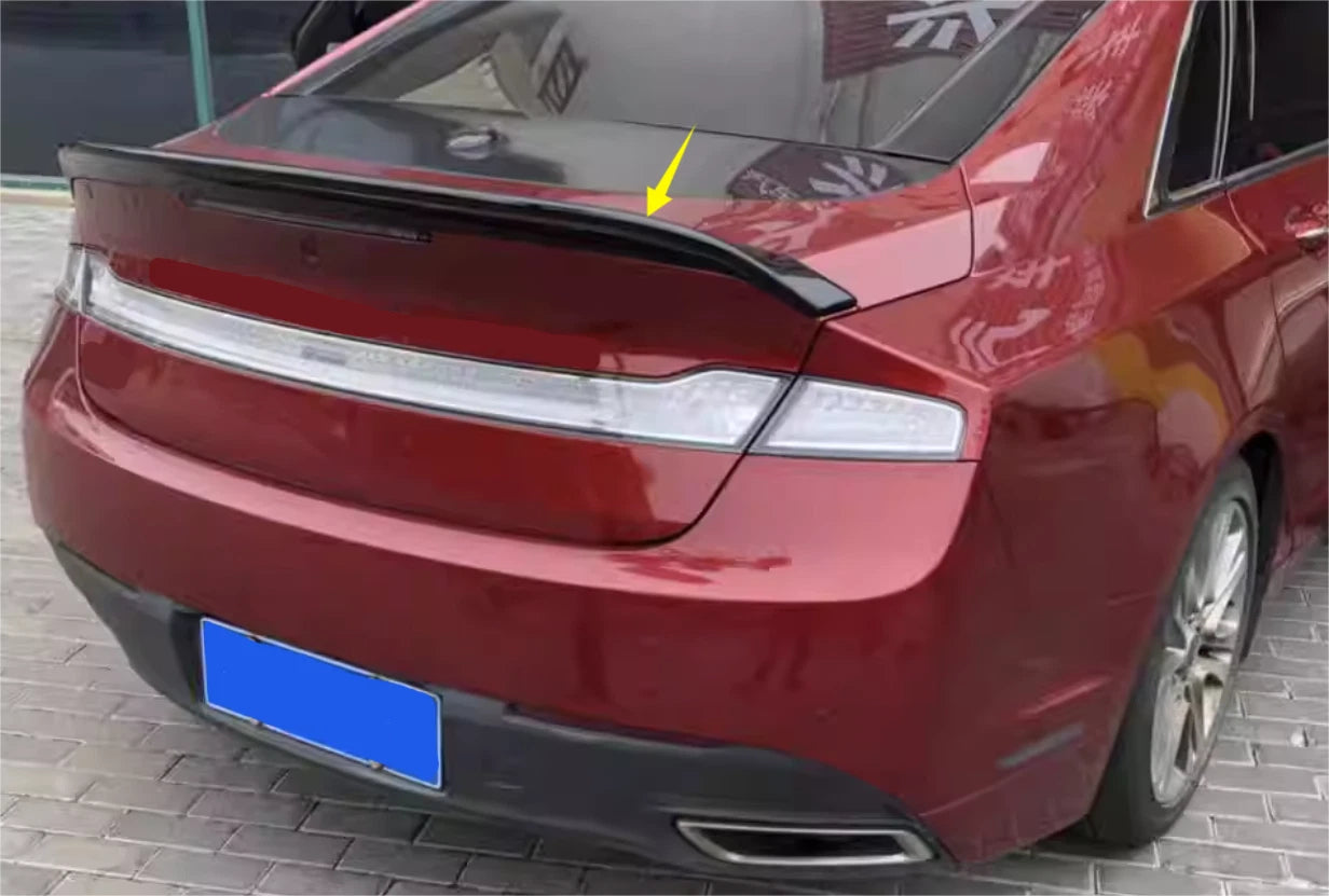 ABS Rear Trunk Spoiler Wing for Lincoln MKZ Sedan 2013-2020 Glossy Black