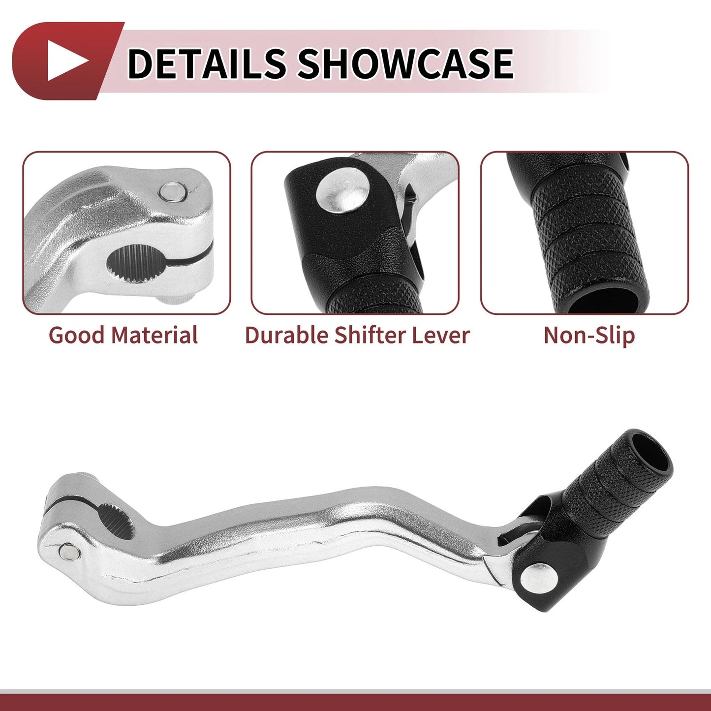 Shifter Lever Folding for Bosuer M4 Silver Tone Black