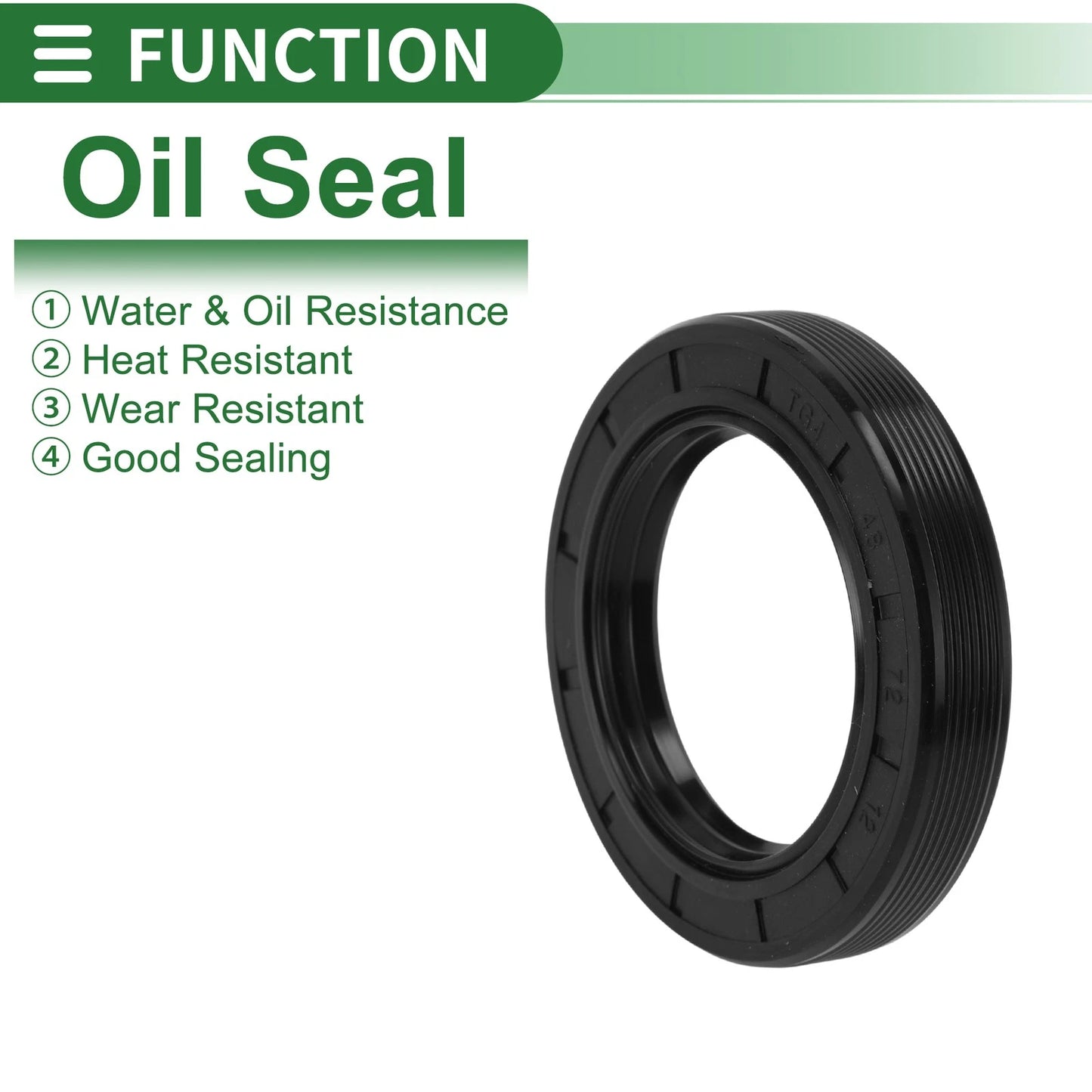Oil Seal 48x72x12mm Rotary Shaft Seal NBR Rubber for Make Model