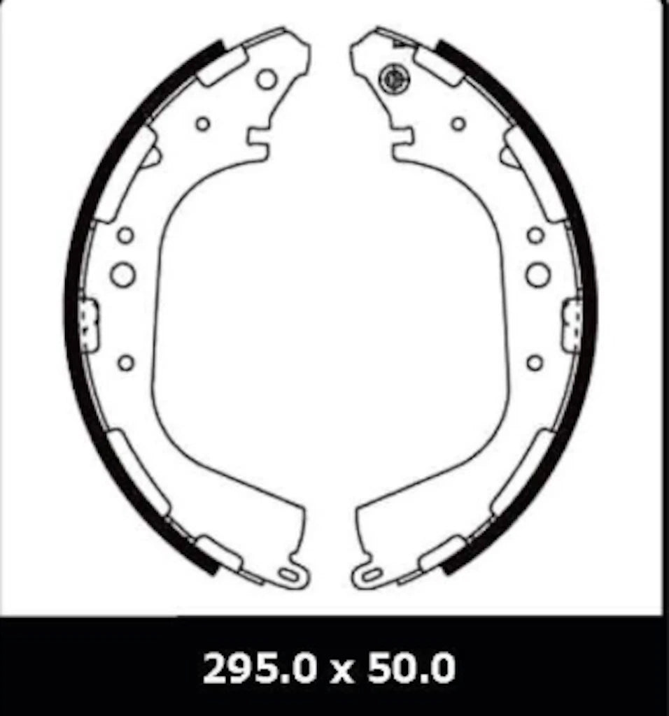 Overhaul Rear Brake Shoe Drum for Nissan Pathfinder R50 (1999–2004)
