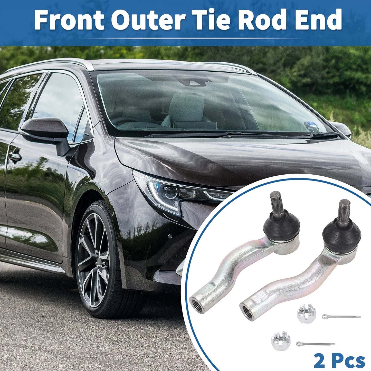 Front Outer Tie Rod Ends for Scion TC (2010)