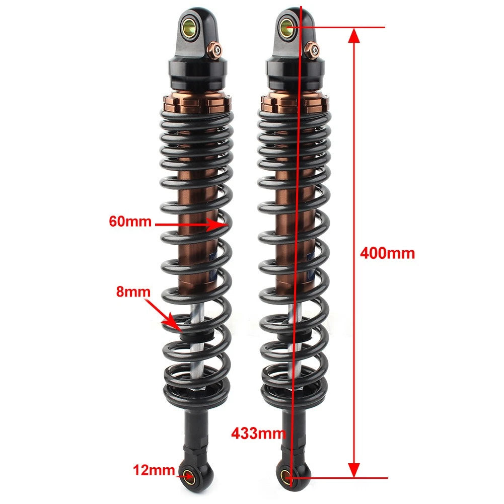 Adjustable Air Damper for Yamaha Suzuki Honda ATV Go Kart 400MM
