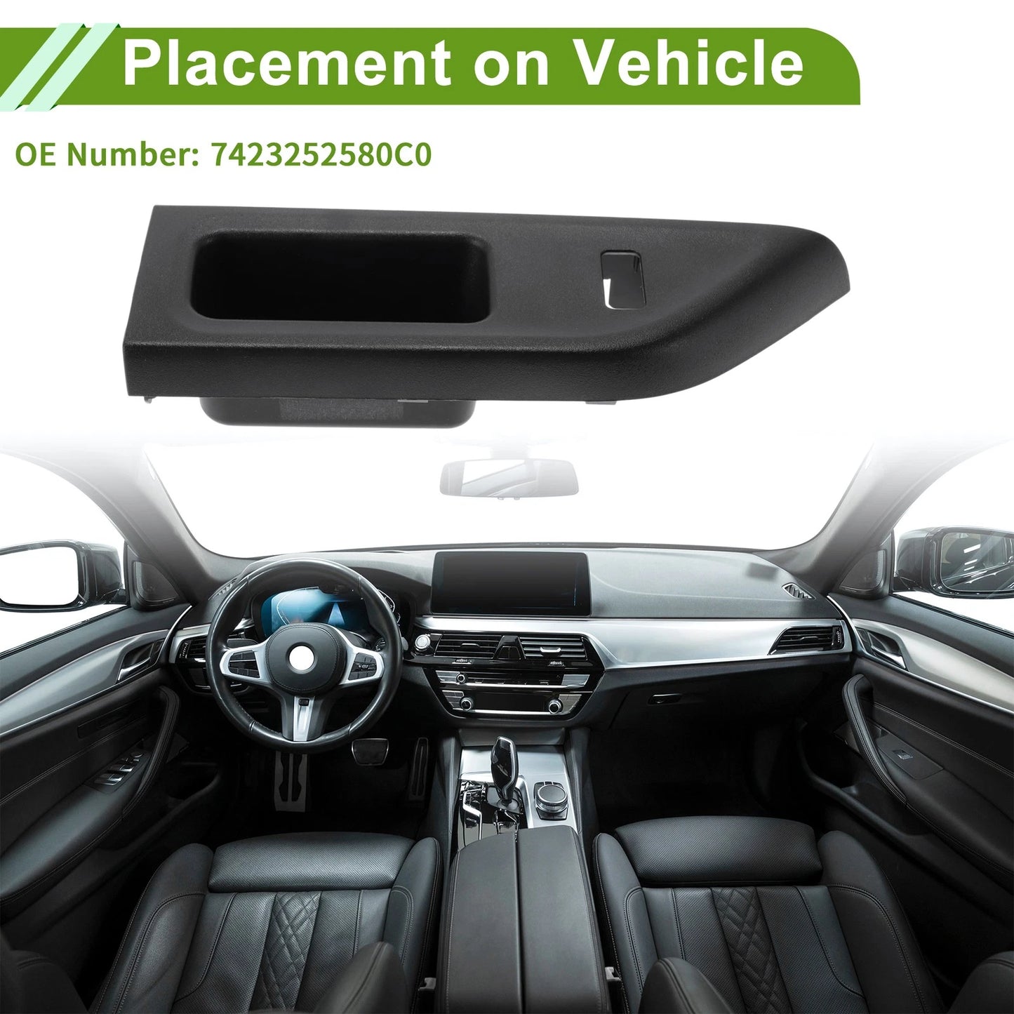 Window Switch Bezel Cover 2-Door for Toyota Yaris hatchback (2012–2015)