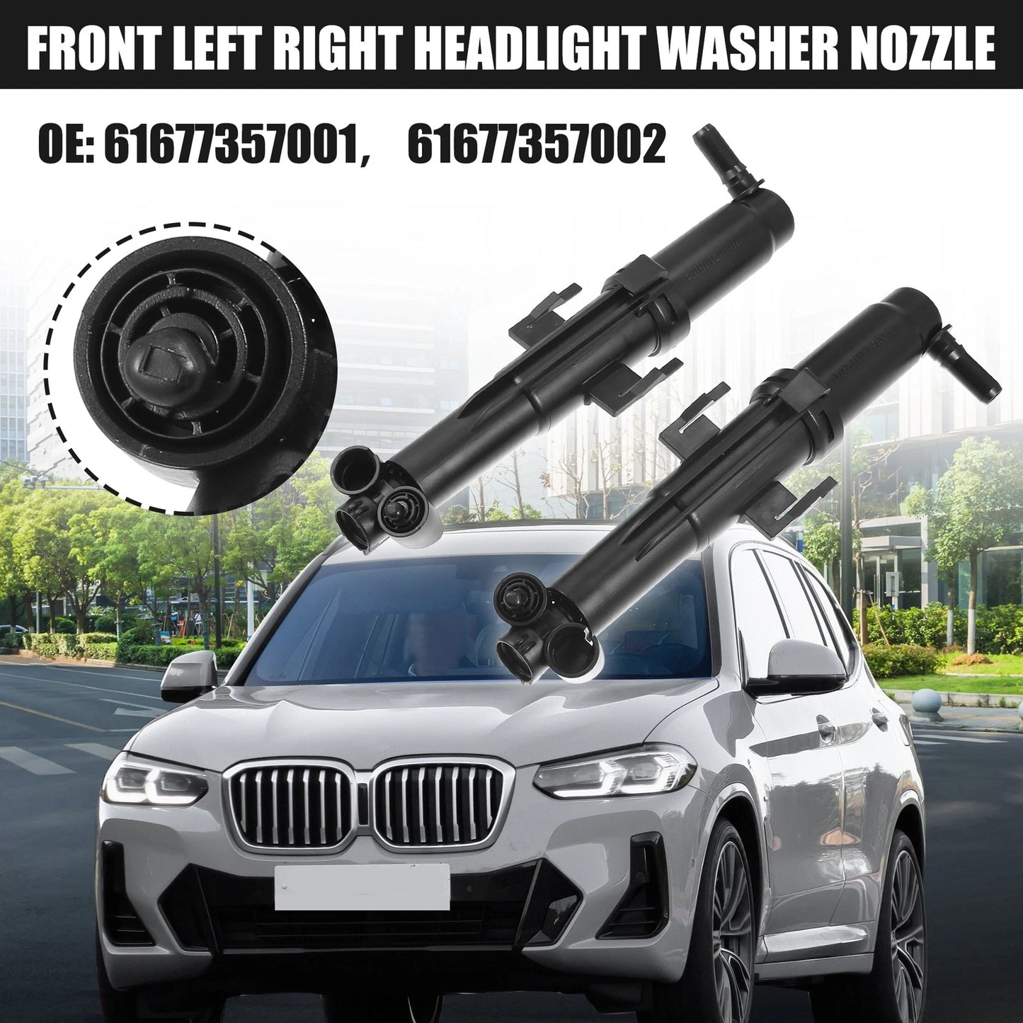 Headlight Washer Nozzles for BMW X4 (2015-2018)