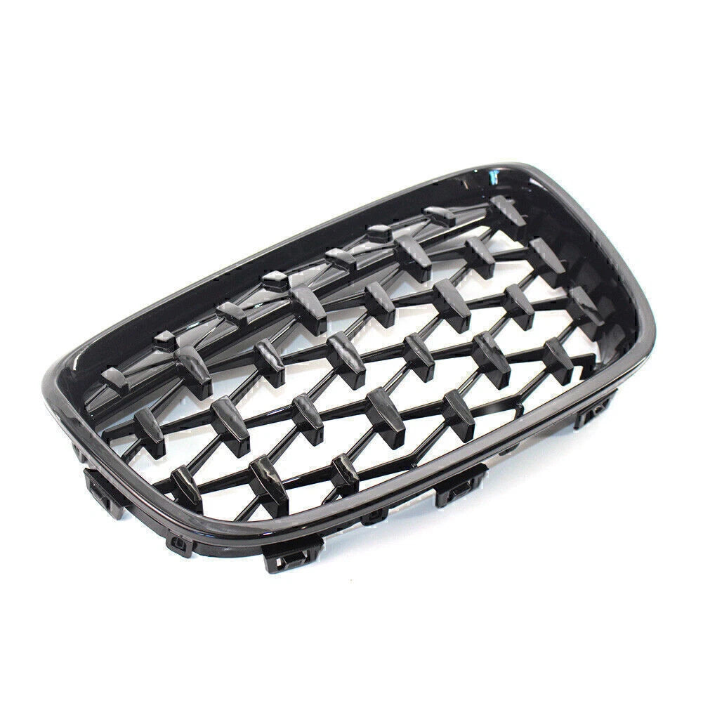 Gloss Black Front Kidney Grille for BMW 1 Series (2011-2014)