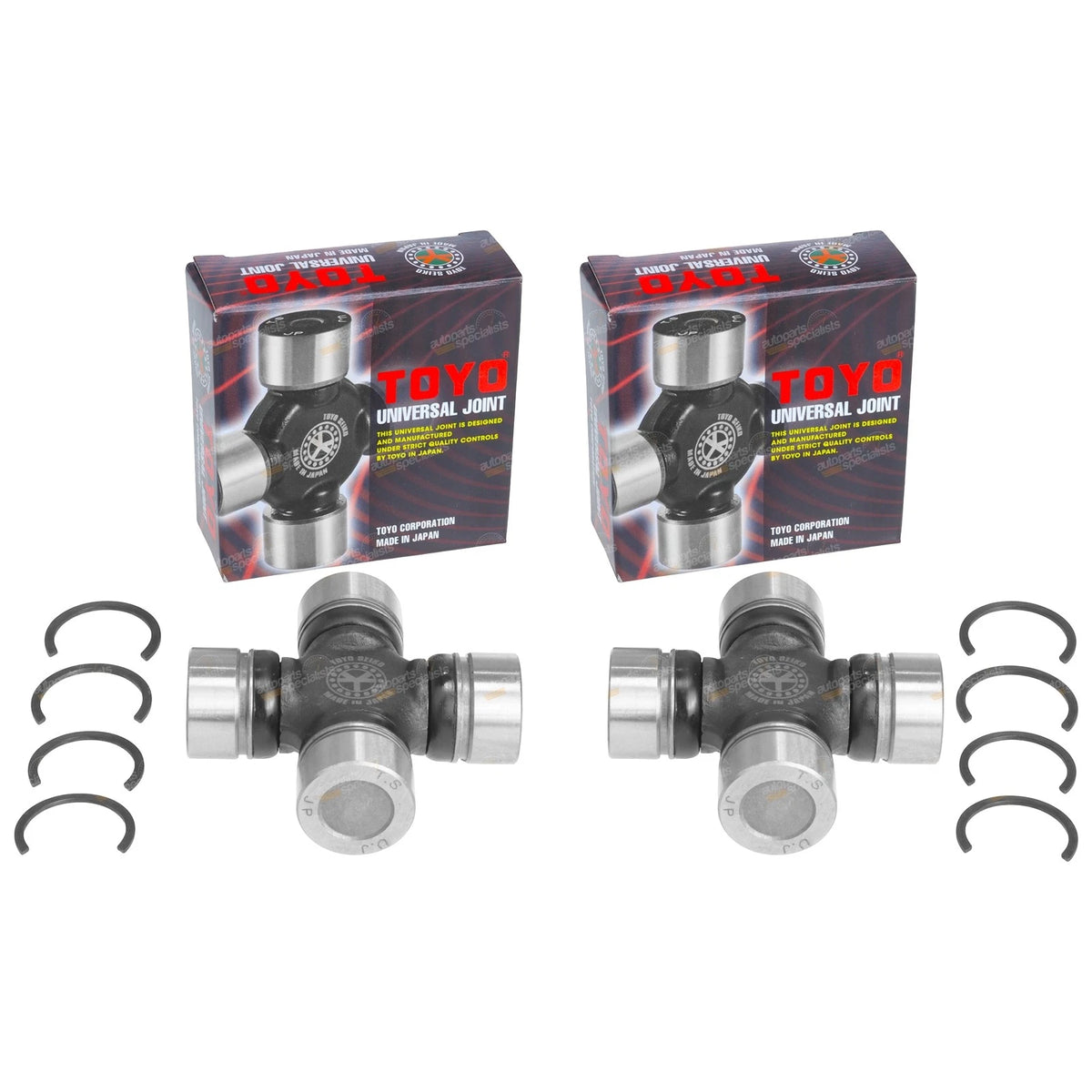 Front & Rear Universal Joints Steel Tailshaft for Ford Fairlane (1988-1994)