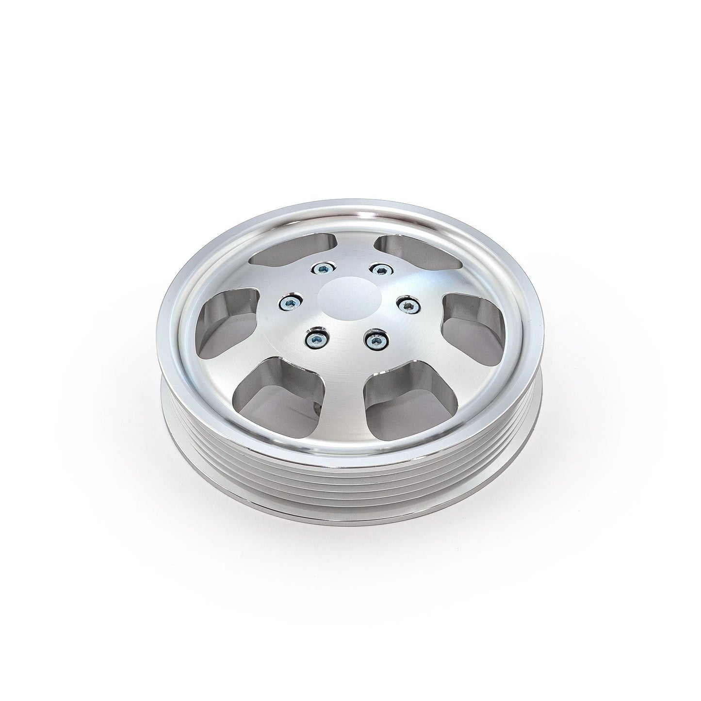 Aluminum Serpentine Power Steering Pulley for Chevy GM Type 2