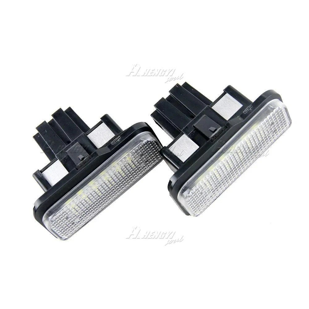 White LED License Plate Lights Lamp for MB R171 W203 W211 W219 (2004–2010)