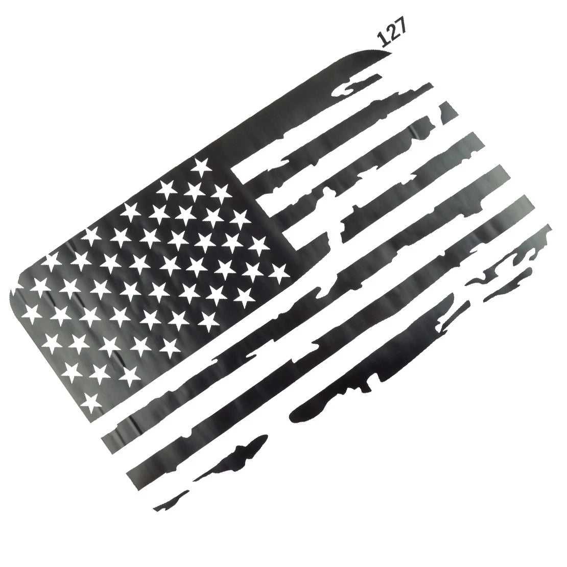 Rear Window USA Flag Vinyl Decal for Jeep Wrangler JL (2018-2023)