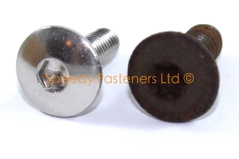 10pc Belly Pan Fairing Kit Stainless m6 6mm Bolts Wellnuts for Motorcycle