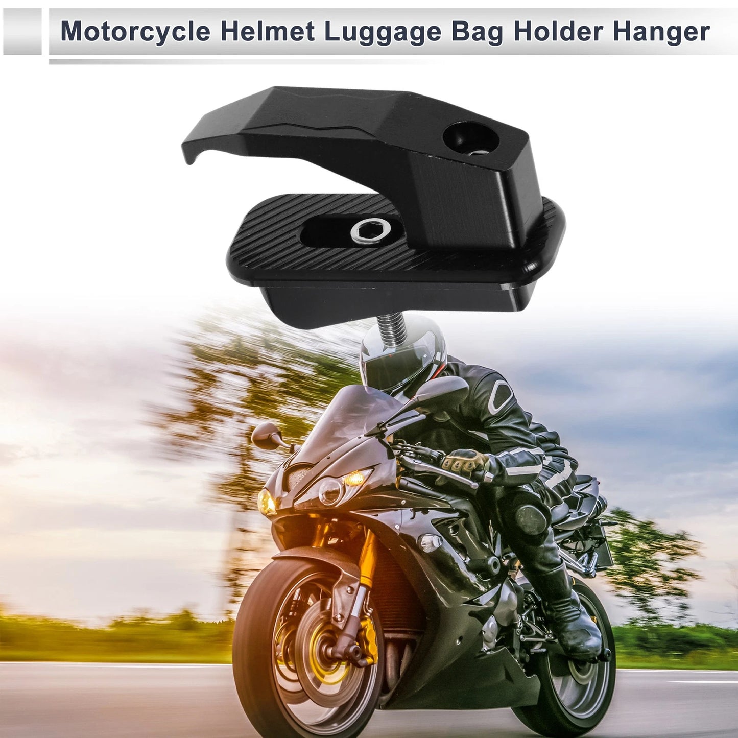 Rectangle Aluminum Alloy Motorcycle Hanging Hook for All Models