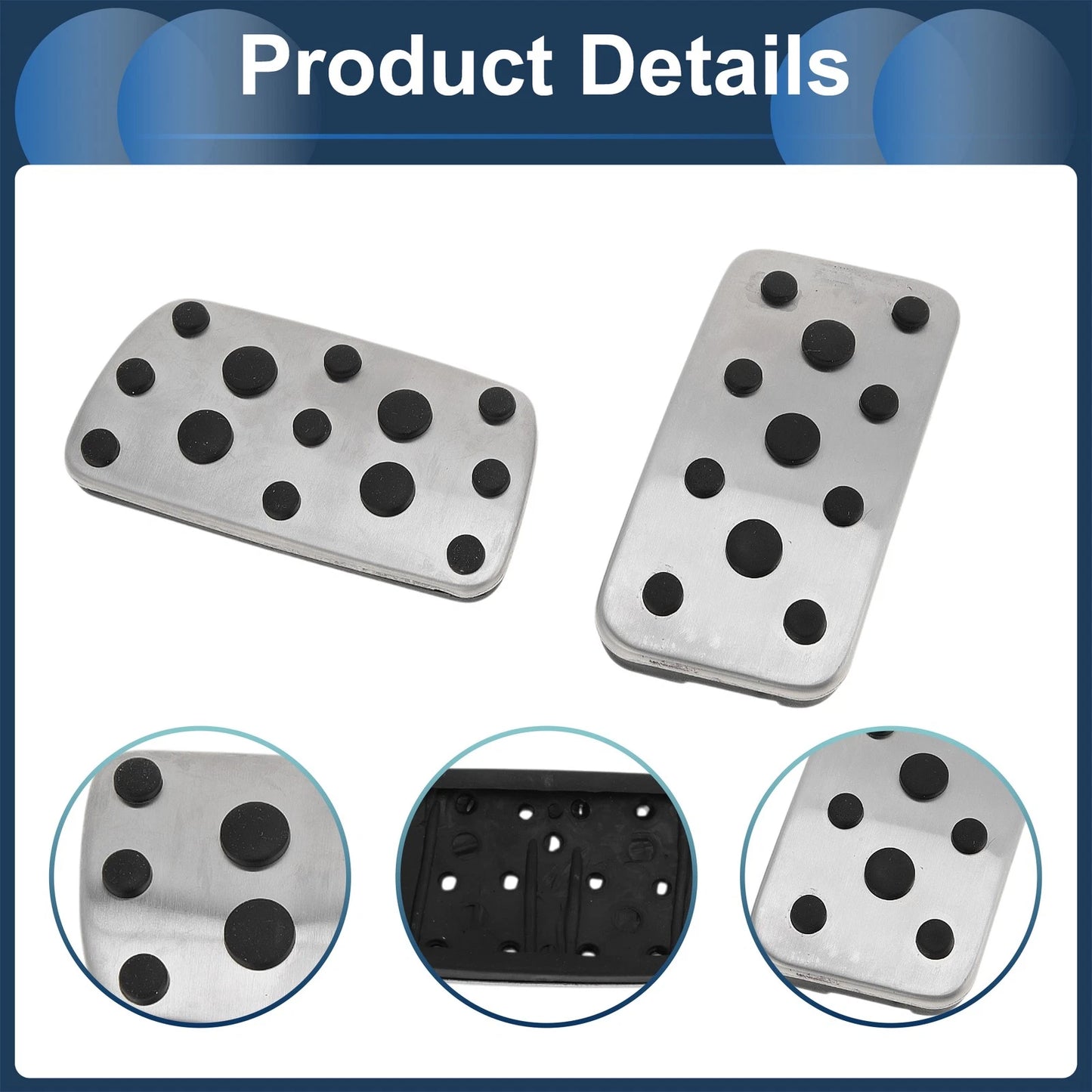Automatic Footrest Pedals Cover Set for Subaru Legacy (2015-2019)