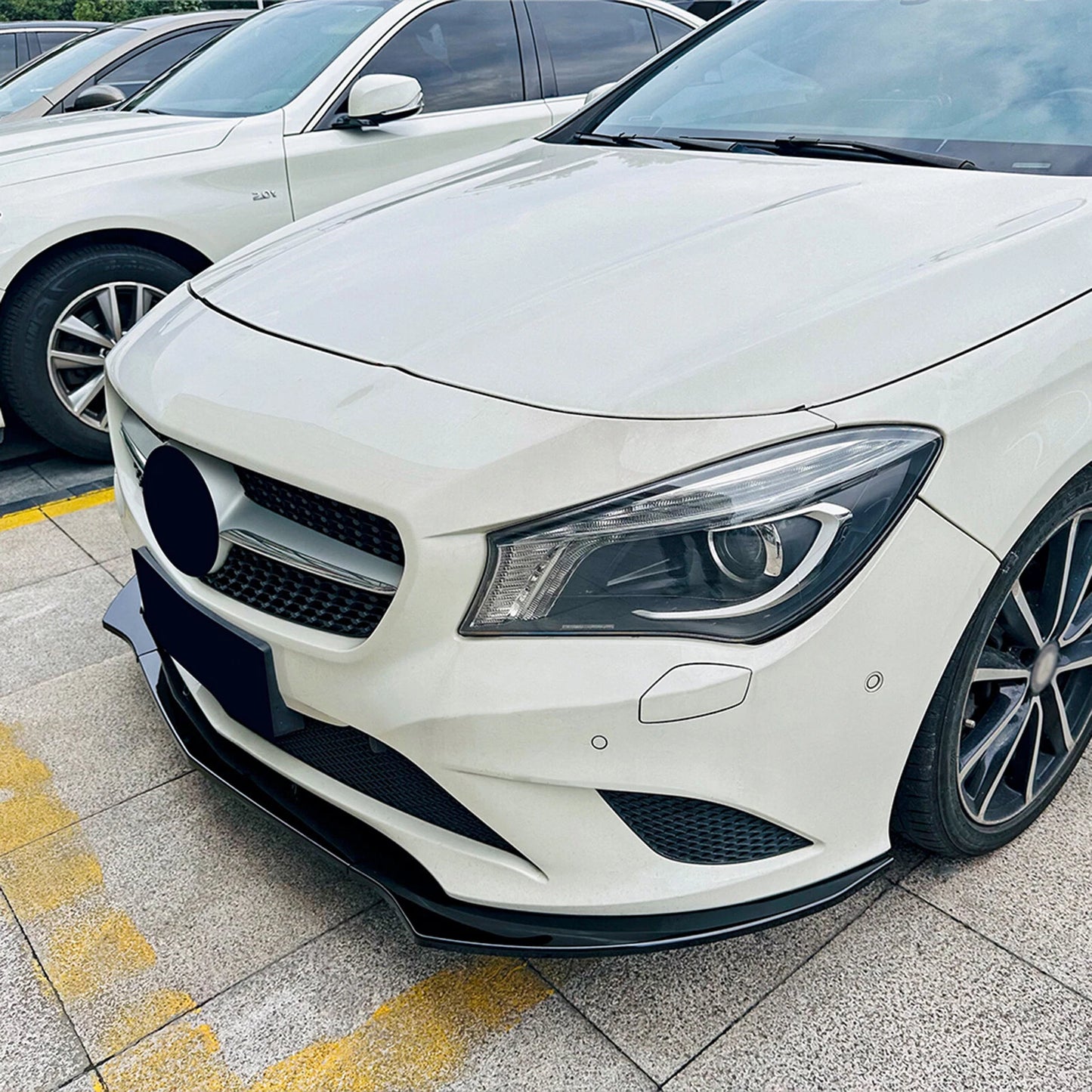 Bumper Spoiler Lip Splitter for Benz CLA Class C117 (2013-2015)