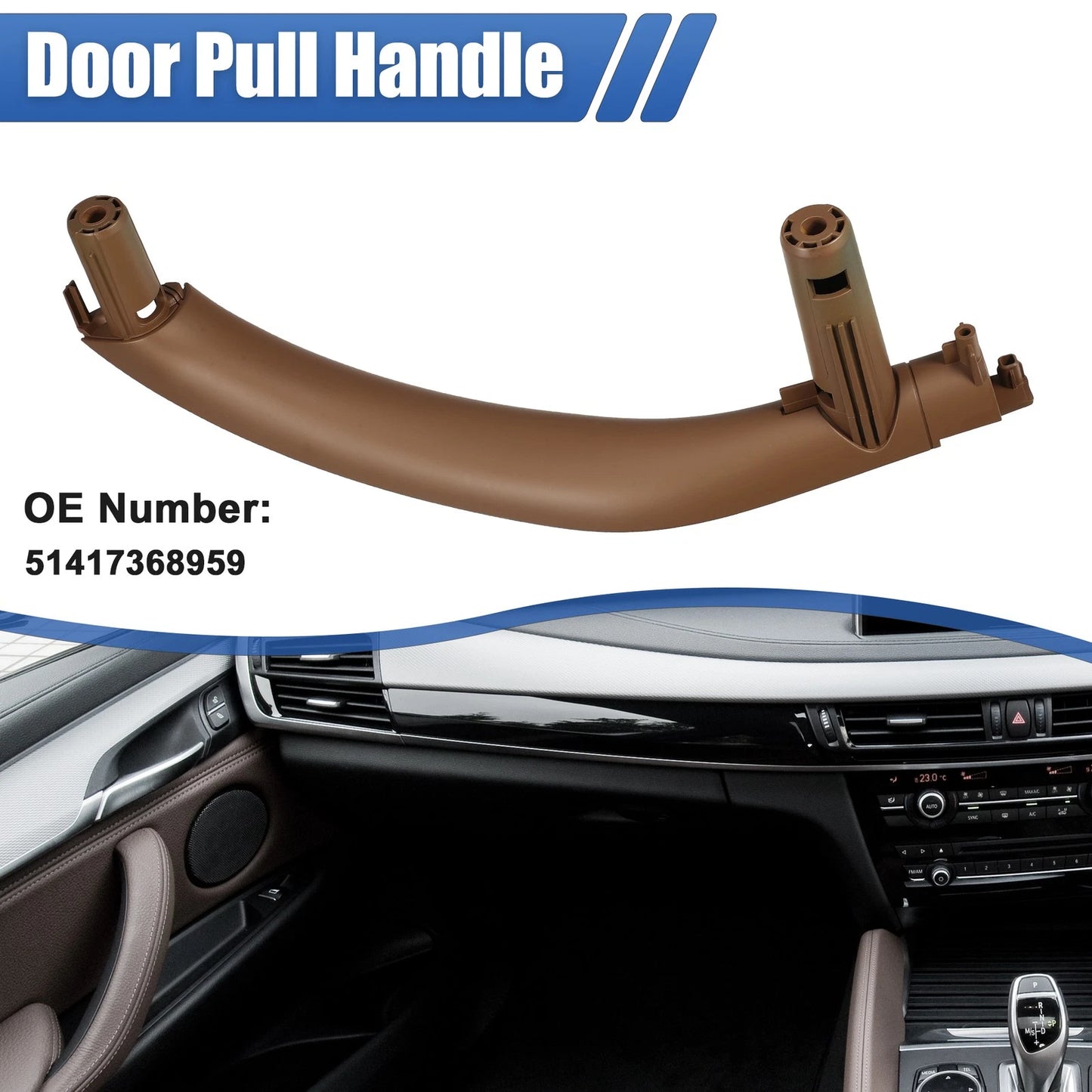 Interior Door Handle for BMW X5, X6 (2014-2018) - 1 x Pcs Left
