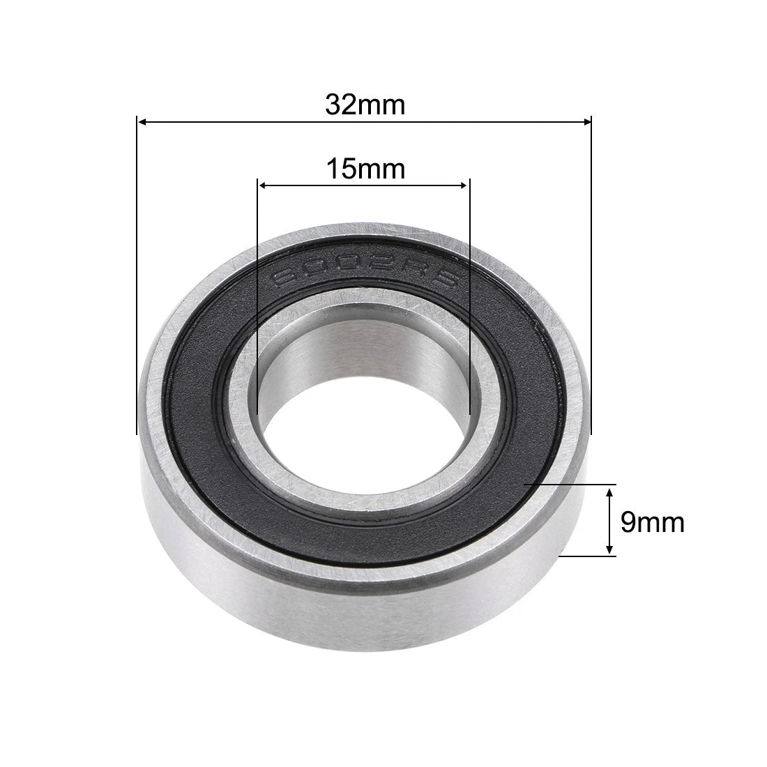 Ball Bearing / 15x32x9mm / Double Sealed ABEC-1 Z1 5pcs for All Makes