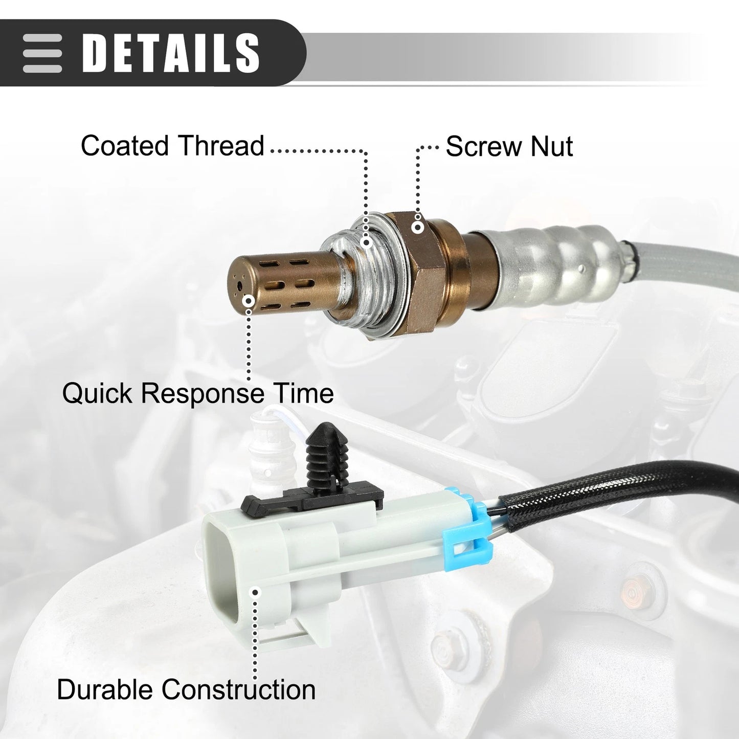 4 x Oxygen Sensors for Cadillac Escalade (2008-2014)