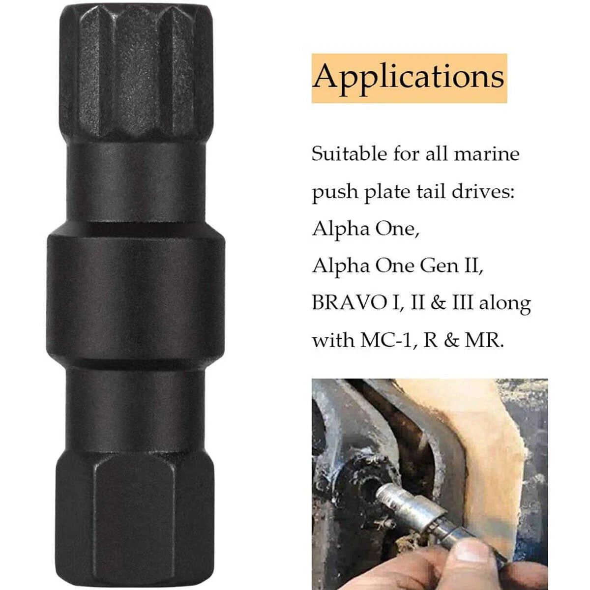 Hinge Pin Tool for Mercruiser Alpha One/Gen II/Bravo I II III