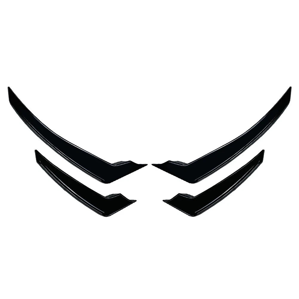 Glossy Black Front Bumper Side Air Vent Trim for Alfa Romeo Stelvio (2017-2025)