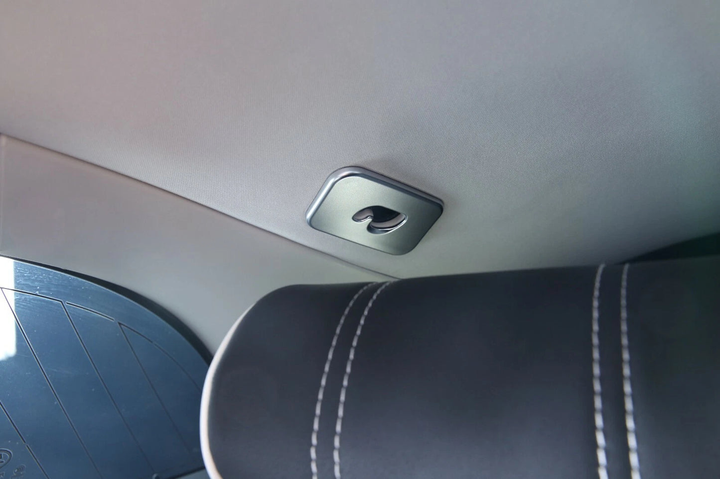 Matte Rear Roof Sundry Hook Cover Trim for Land Rover Range Rover Velar (18-23)