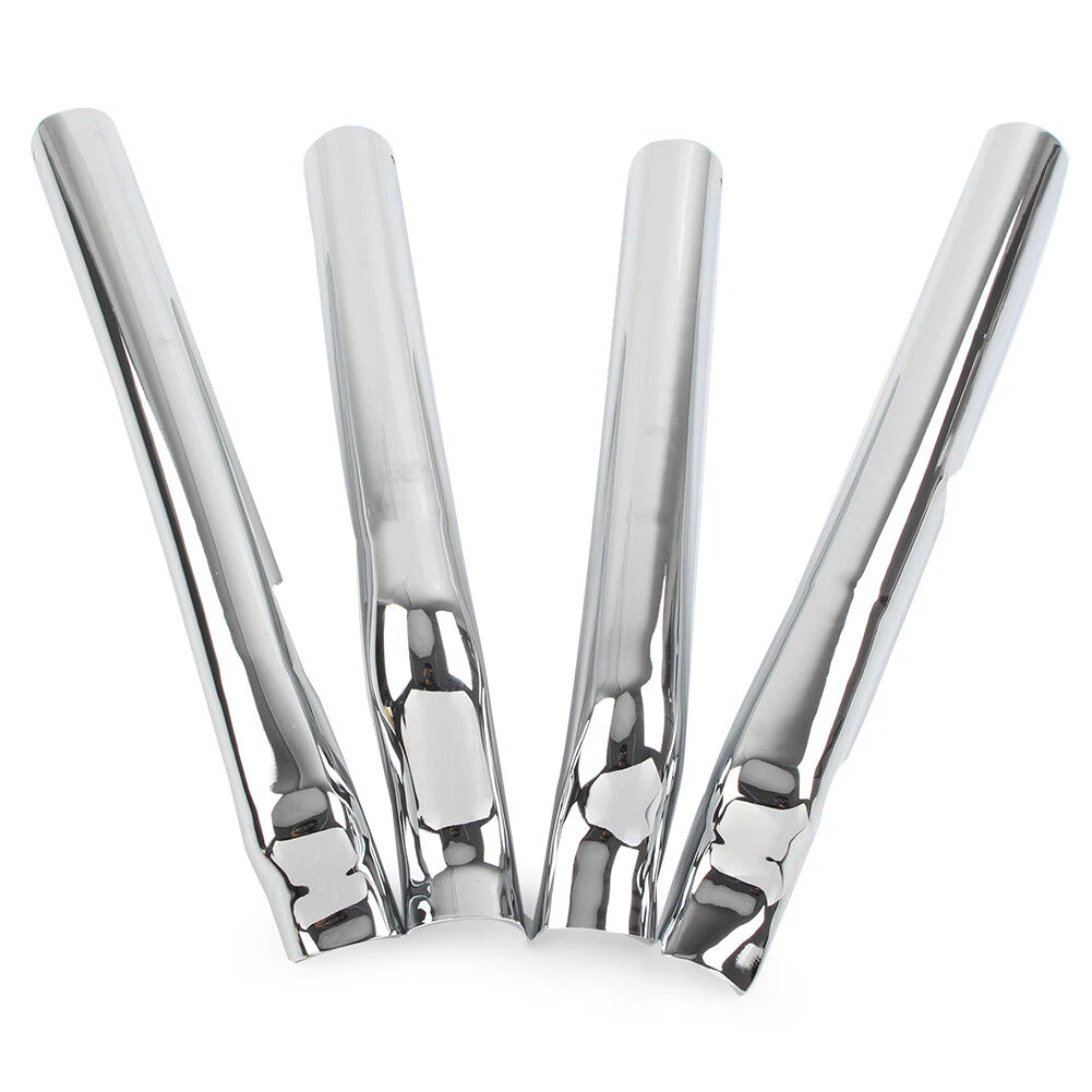 Chrome Rear Swingarm Tube Covers for Harley Heritage Softail Classic (2000-2011)