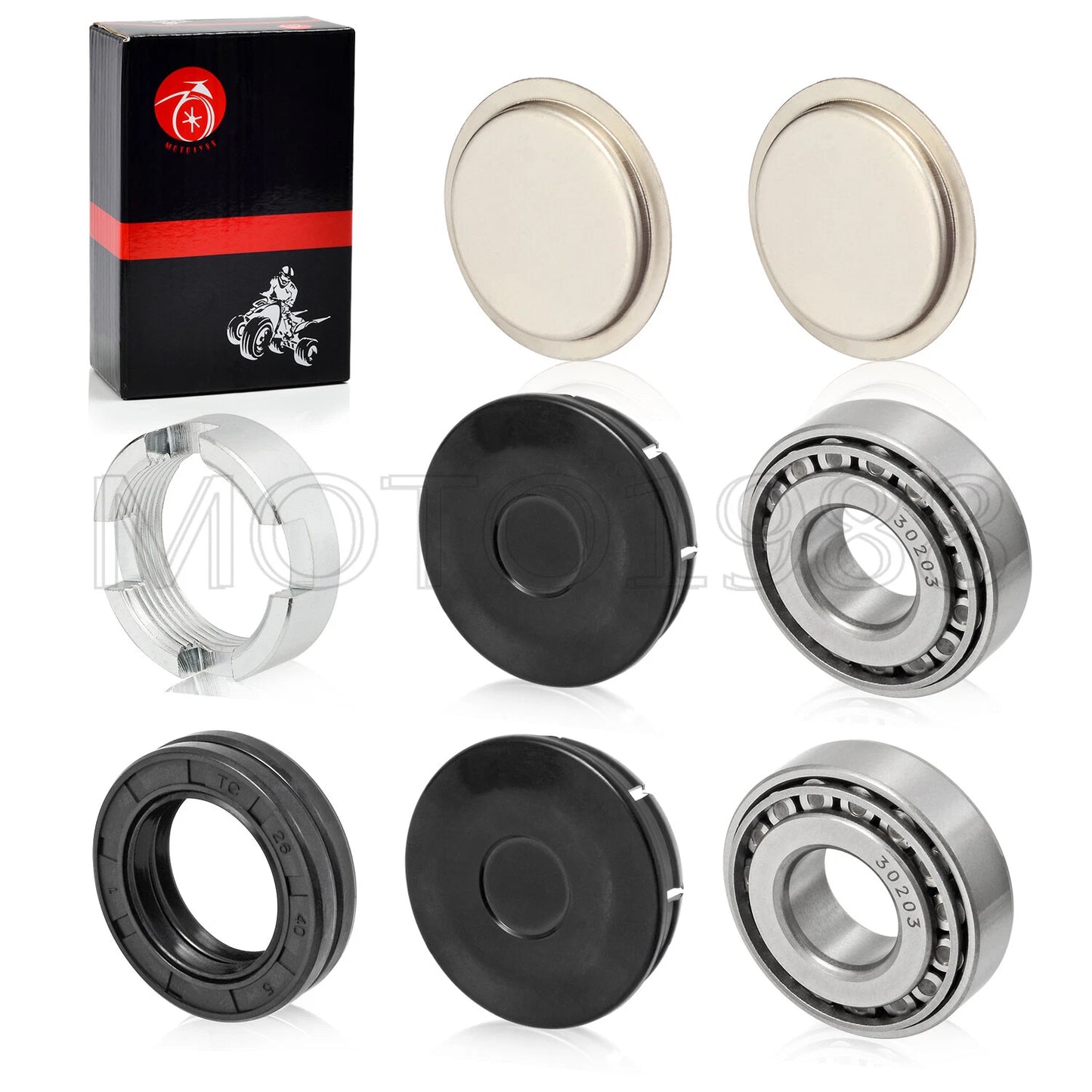 Swingarm Bearing Bolt Seal Cap Kit for HONDA Foreman 400 TRX400FW 1997-2001