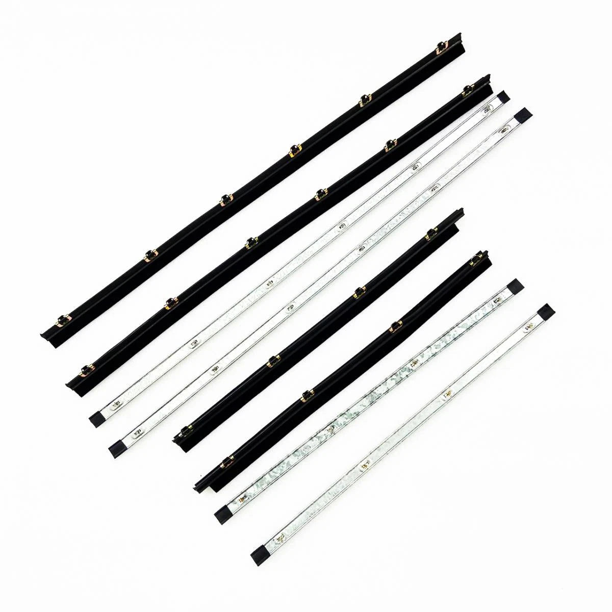 Weatherstrip Door Belt L+R Set 8 Fits Toyota Corolla KE30 TE31 SED 1974-79 AD12