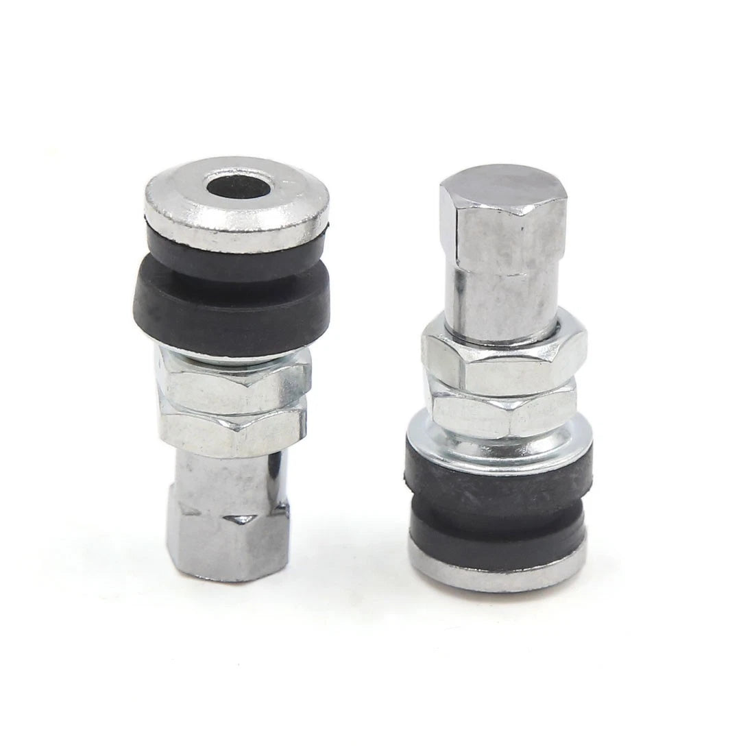 8 x Bolt-in Motorcycle Tubeless Wheel Tire Valve Stem with Dust Cap