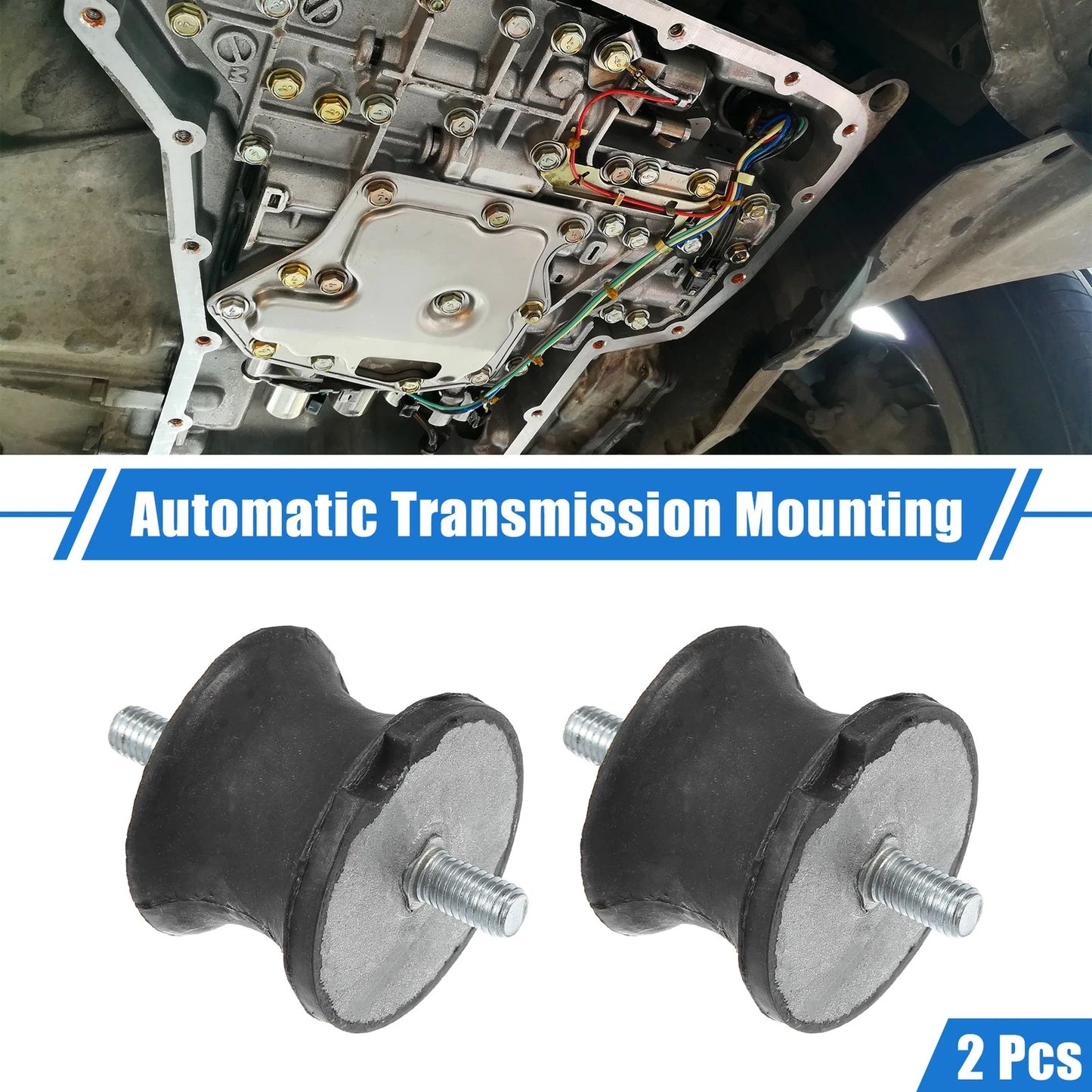 2 x Automatic Transmission Mounts for BMW 325is (1992-1995) Rubber Black